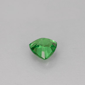 Granada tsavorita verde natural 0,41ct, trillion, VS
