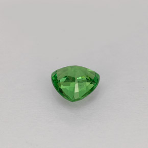 Granada tsavorita verde natural 0,40ct, trillion, VS