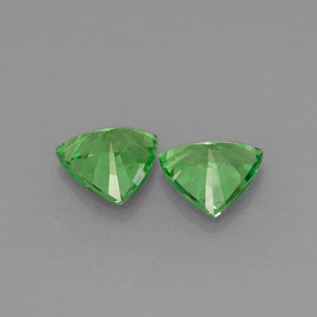 Pedras preciosas de Granada Tsavorita Verde cromado natural de  ct, Trilhão, VS-SI