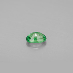 Granada tsavorita verde natural 0,64ct, corte oval, VS