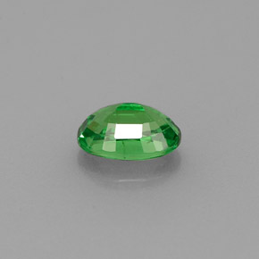 Granada tsavorita verde natural 0,63ct, corte oval, VVS-VS