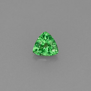 Granada Tsavorita Verde cromado Natural 0.28ct, Trilhão, VS