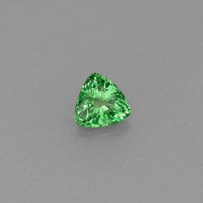 Granada Tsavorita Verde cromado Natural 0.28ct, Trilhão, VS