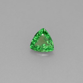 Granada Tsavorita Verde cromado Natural 0.43ct, Trilhão, VS
