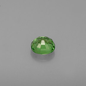 Granada tsavorita verde natural 0,43ct, almofada cortada, VS-SI