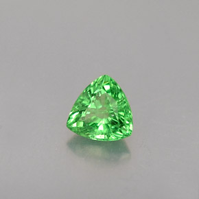 Granada Tsavorita Verde cromado Natural 0.30ct, Trilhão, VS