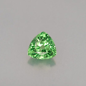Granada tsavorita verde natural 0,27ct, trillion, VS