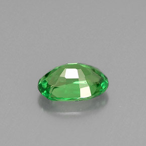 Granada tsavorita verde natural 0,61ct, corte oval, VS