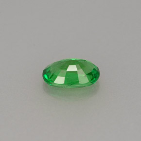 Granada Tsavorita Verde cromado Natural 0.60ct, Corte Oval, VS