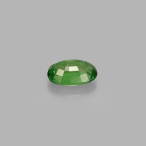 Granada tsavorita verde natural 0,58ct, corte oval, VVS-VS