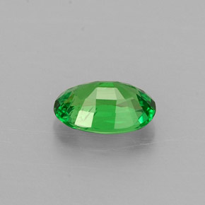 Granada tsavorita verde natural 0,50ct, corte oval, VS