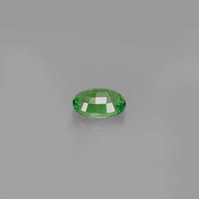 Granada tsavorita verde natural 0,62ct, corte oval, VVS-VS