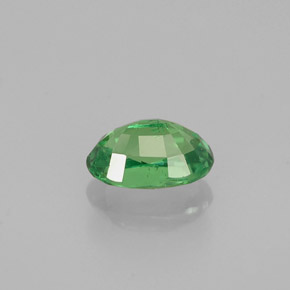 Granada tsavorita verde natural 0,61ct, corte oval, VS