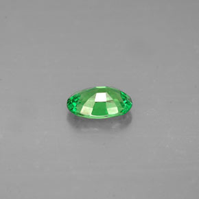 Granada tsavorita verde natural 0,54ct, corte oval, VS-SI