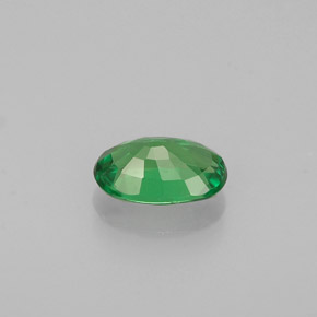 Granada Tsavorita Verde cromado Natural 0.51ct, Corte Oval, VS