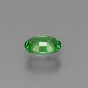 Granada tsavorita verde natural 0,52ct, corte oval, VS