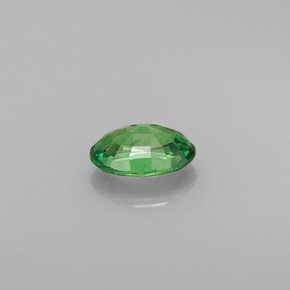 Granada Tsavorita Verde cromado Natural 0.54ct, Corte Oval, VVS-VS