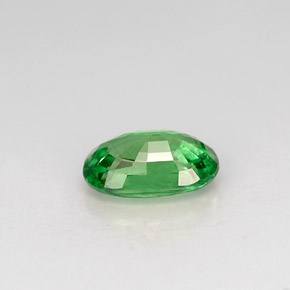 Granada tsavorita verde natural 0,57ct, corte oval, VS