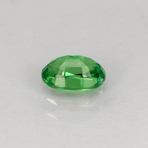 Granada tsavorita verde natural 0,63ct, corte oval, VS