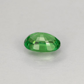Granada tsavorita verde natural 0,65ct, corte oval, VS