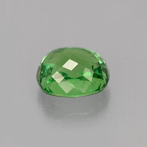 Granada Tsavorita Verde cromado Natural 1.20ct, Almofada cortada, VVS-VS