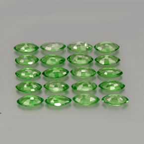 Pedras preciosas de Granada Tsavorita Verde cromado natural de 3.39 ct, Marquesa, VS
