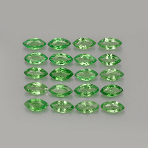 Pedras preciosas de granada tsavorita verde natural de 3,00 ct, marquise, VS
