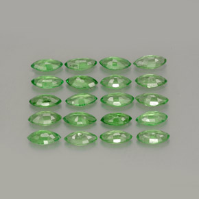 Pedras preciosas de granada tsavorita verde natural de 3,00 ct, marquise, VS
