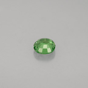 Granada tsavorita verde natural 0,35ct, almofada cortada, VVS-VS
