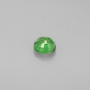 Granada tsavorita verde natural 0,46ct, almofada cortada, VS-SI