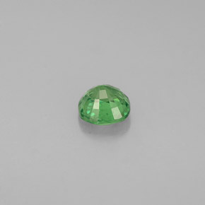 Granada tsavorita verde natural 0,48ct, almofada cortada, VS