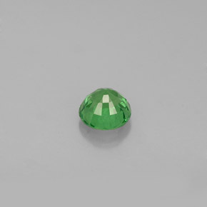 Granada tsavorita verde natural 0,47ct, corte redondo, VS-SI