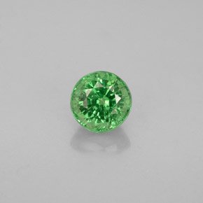 Granada Tsavorita Verde Natural 0.79ct, Corte Redondo, VS