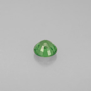 Granada tsavorita verde natural 0,43ct, corte redondo, VS