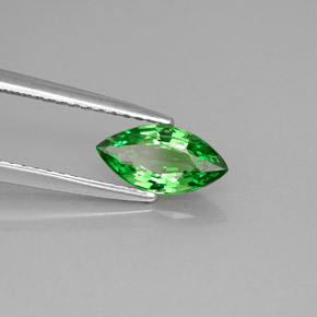 Granada tsavorita verde natural 0,89ct, marquise, VVS-VS