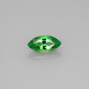 Granada Tsavorita Verde cromado Natural 0.75ct, Marquesa, VVS-VS