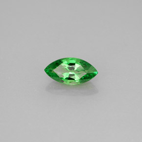 Granada Tsavorita Verde cromado Natural 0.75ct, Marquesa, VVS-VS