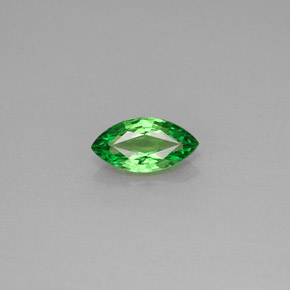 Granada tsavorita verde natural 0,68ct, marquise, VVS-VS