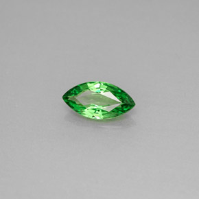 Granada tsavorita verde natural 0,68ct, marquise, VVS-VS