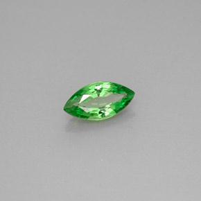 Granada tsavorita verde natural 0,66ct, marquise, VVS-VS