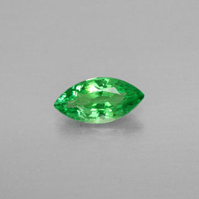 Granada tsavorita verde natural 0,64ct, marquise, VS-SI