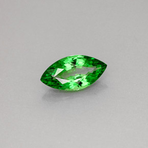 Granada tsavorita verde natural 0,82ct, marquise, VS