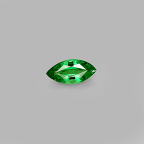 Granada tsavorita verde natural 0,38ct, marquise, VVS-VS