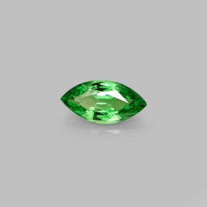 Granada tsavorita verde natural 0,44ct, marquise, VVS-VS