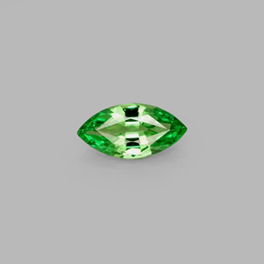 Granada tsavorita verde natural 0,41ct, marquise, VVS-VS