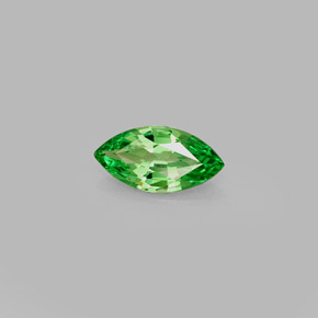 Granada tsavorita verde natural 0,41ct, marquise, VVS-VS
