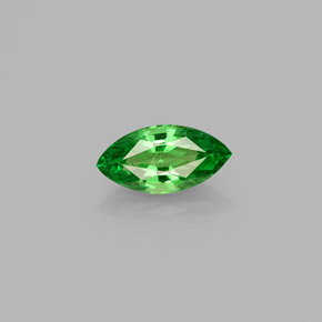 Granada tsavorita verde natural 0,48ct, marquise, VVS-VS