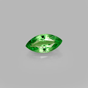 Granada tsavorita verde natural 0,51ct, marquise, VVS-VS
