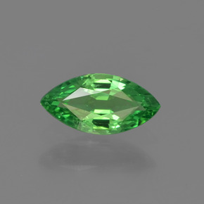 Granada tsavorita verde natural 0,41ct, marquise, VVS-VS
