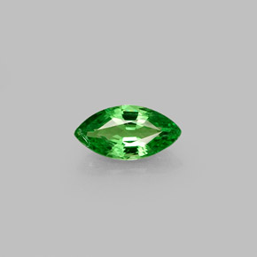 Granada tsavorita verde natural 0,45ct, marquise, VVS-VS